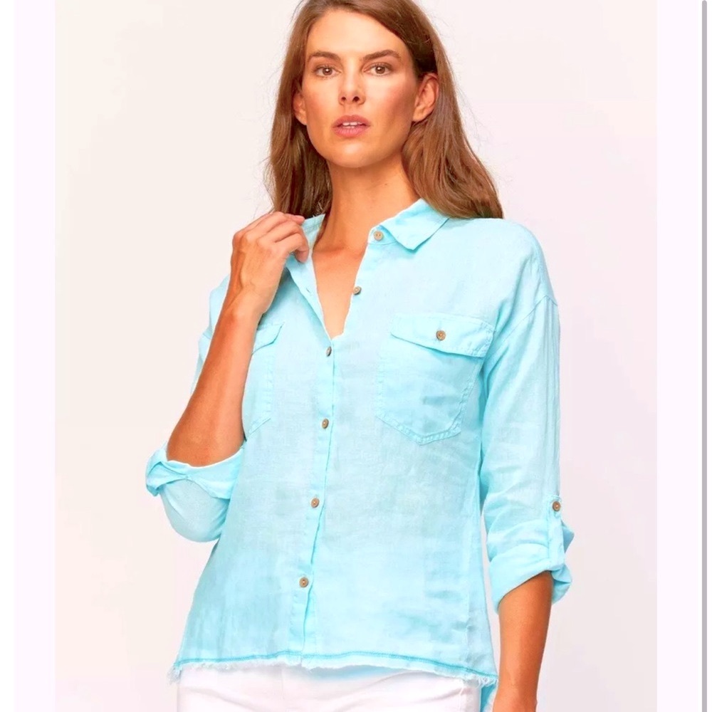XCVI WHITSON BUTTON-UP